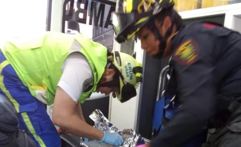 La recién nacida fue arrojada de una altura de tres metros (ESPECIAL)