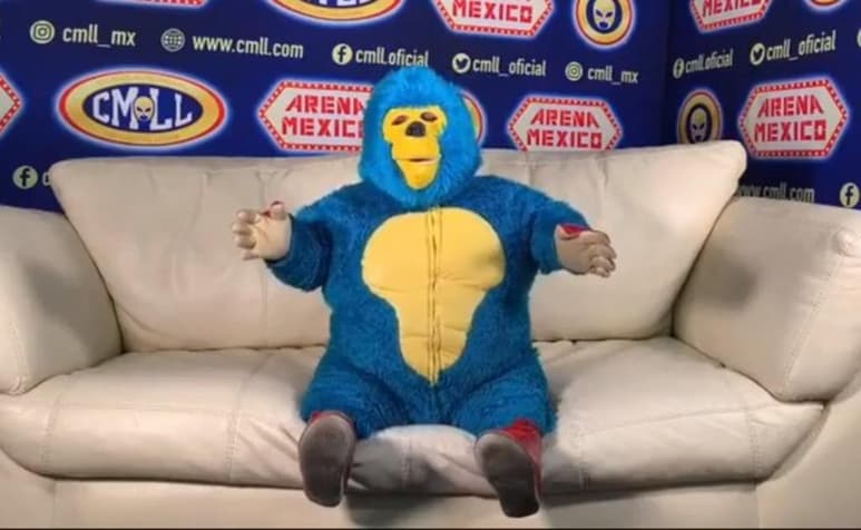 Este jueves, el personaje, quien tiene 15 años en la empresa del CMLL, compartió su sentir acerca de lo ocurrido sobre su supuesto cumpleaños. (ESPECIAL)