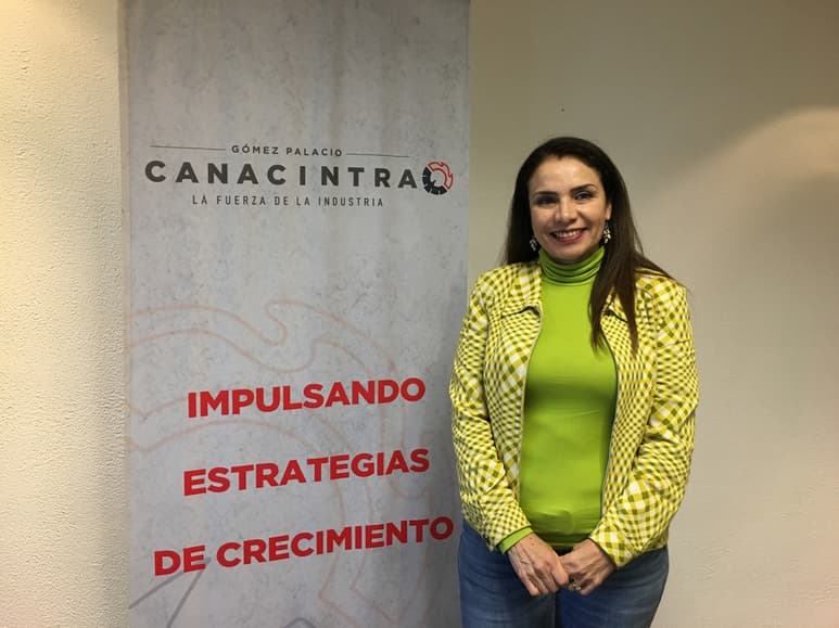 Patricia Corro es directora de una empresa metalmecánica, además de convertirse en la primera mujer en presidir la Canacintra en la ciudad de Gómez Palacio. (FABIOLA P. CANEDO)