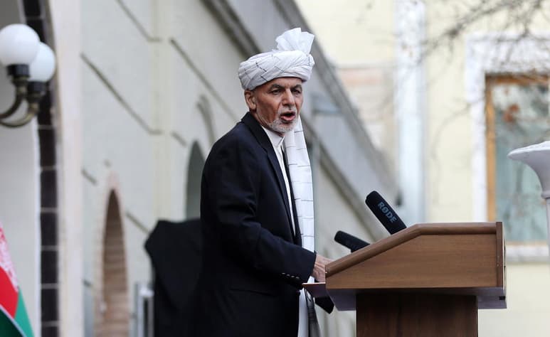 Ashraf Ghani asumió este lunes un segundo mandato presidencial. (EFE)