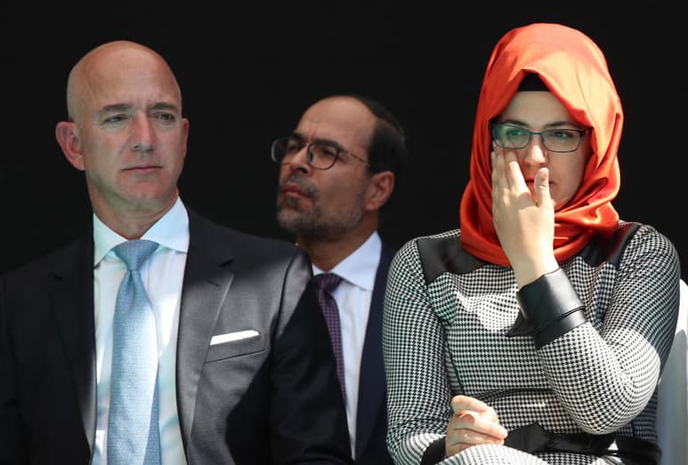 Cengiz (d) acudió a la sede europea de la ONU en la ciudad suiza para renovar sus presiones a Arabia Saudí. (ARCHIVO)