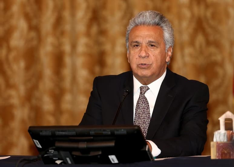 El presidente de Ecuador, Lenín Moreno, declaró este miércoles el estado de emergencia sanitaria ante la expansión del coronavirus por el mundo. (AGENCIAS)