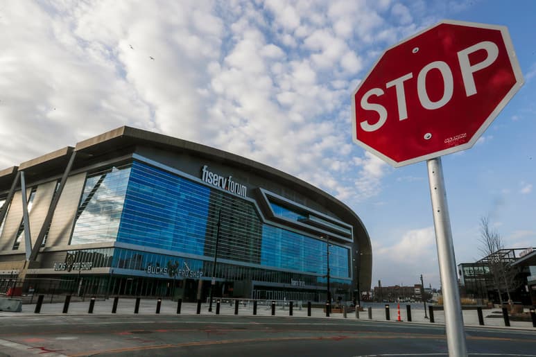 El Fiserv Forum, la casa de los Bucks de Milwaukee de la NBA.