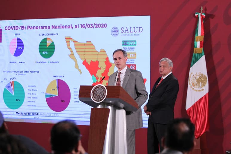 El funcionario indicó que la contingencia por el coronavirus durará por lo menos 12 semanas. (NOTIMEX)