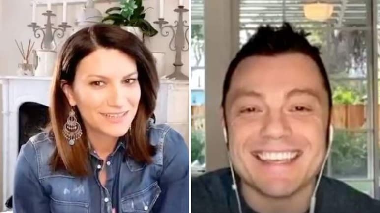 Cantantes. Ayer Laura Pausini fue una de los que dio show. (ESPECIAL)