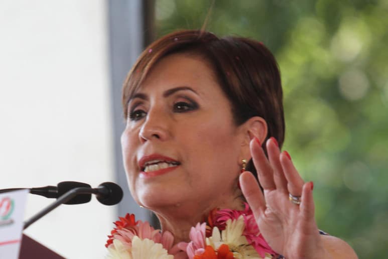 El pleno de la Cámara de Diputados se erigió como órgano de acusación en el juicio político que se sigue contra a la ex titular de Sedesol y de Sedatu en la administración de Enrique Peña Nieto, Rosario Robles Berlanga y con el que se busca inhabilitarla por 20 años como servidora pública. (ARCHIVO)