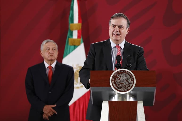 'No se cierra la frontera', aclaró el canciller, destacando la colaboración con el secretario de Estado, Mike Pompeo, para lograr los acuerdos de contención del coronavirus. (ARCHIVO)