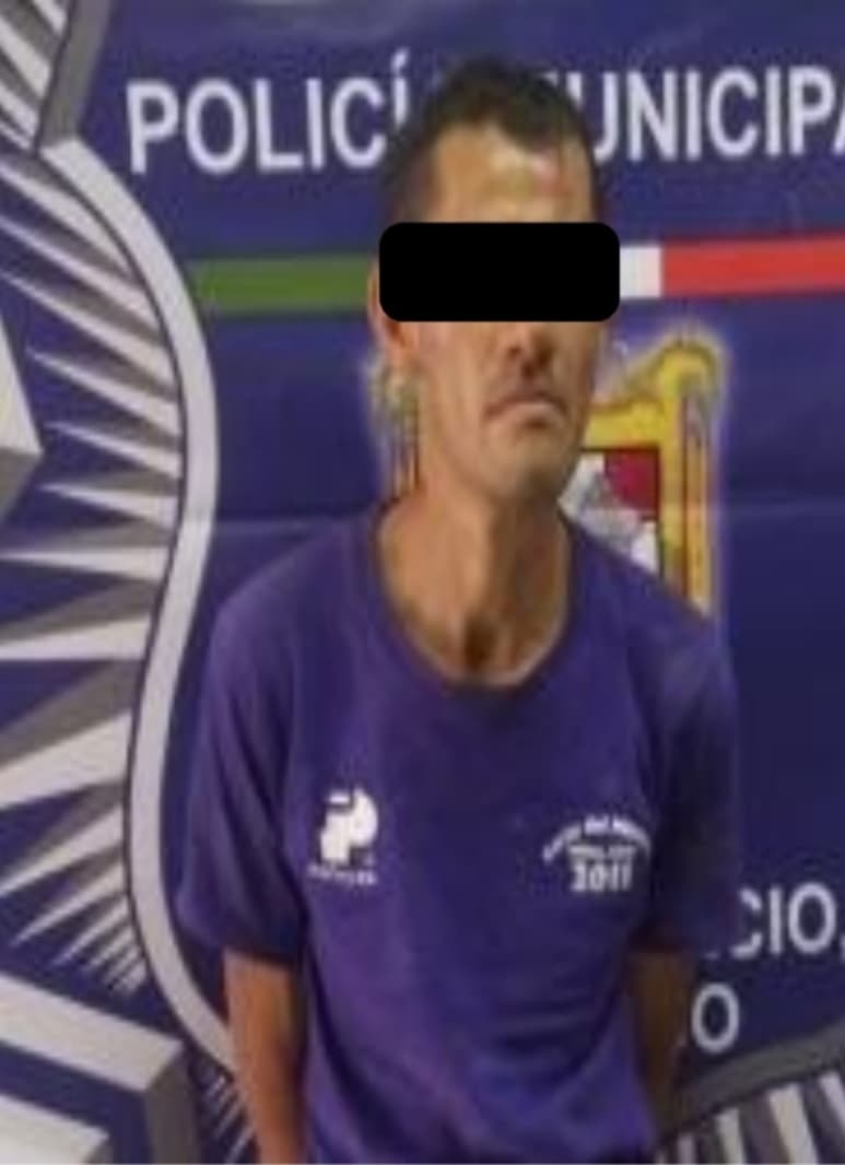 El hombre fue detenido por la Policía Municipal y trasladado a la Vicefiscalía del Estado.