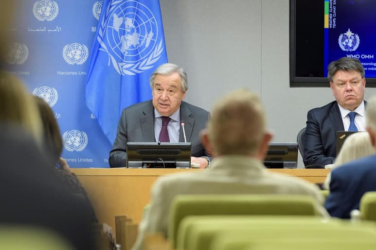 'Nuestro mundo se enfrenta a un enemigo común: el COVID-19', defendió Guterres en una conferencia de prensa. (ARCHIVO)