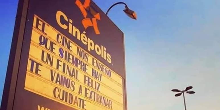 La manera en la que Cinépolis se despidió de sus clientes ha conmovido al público (CAPTURA)