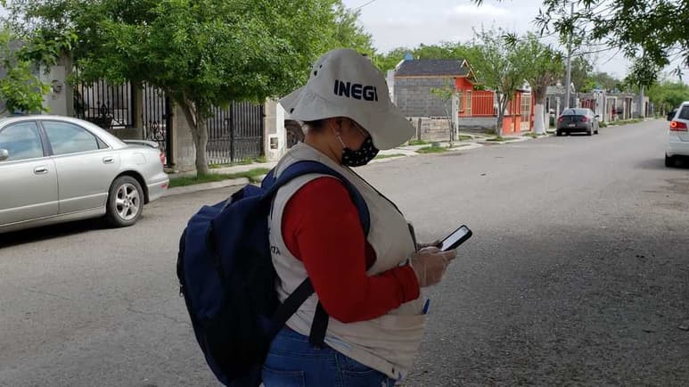 El Inegi depositó a los encuestadores un recurso extra para que adquirieran equipo de protección contra el COVID-19.