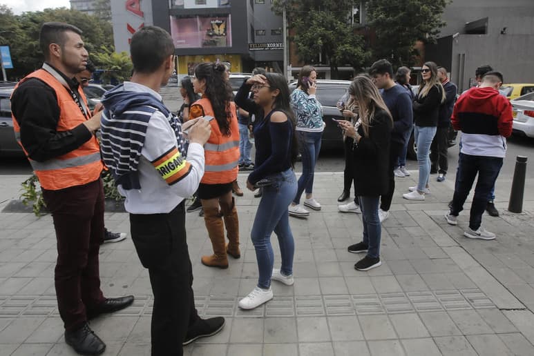 El sismo fue sentido por habitantes de 22 de los 32 departamentos de Colombia. (ARCHIVO)
