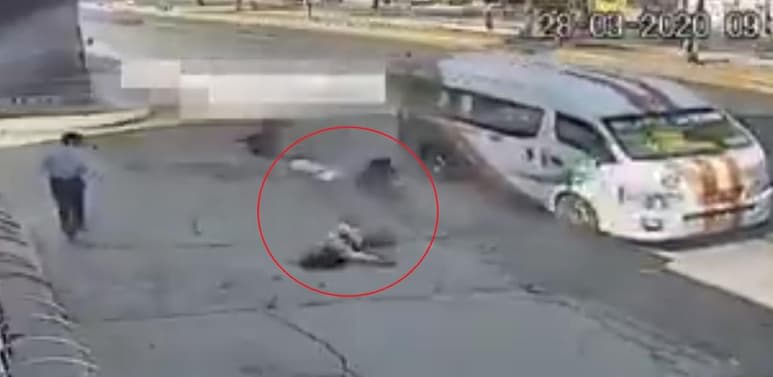 El video que captó los hechos se difundió a través de redes sociales (CAPTURA)