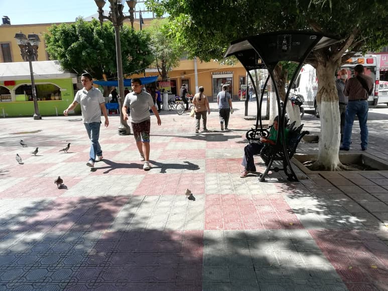 Esta mañana inician los trabajos de sanitización en plazas.
