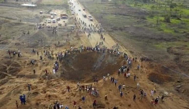 Autoridades de Nigeria, se pronunciaron para desmentir el rumor del supuesto meteorito (INTERNET)