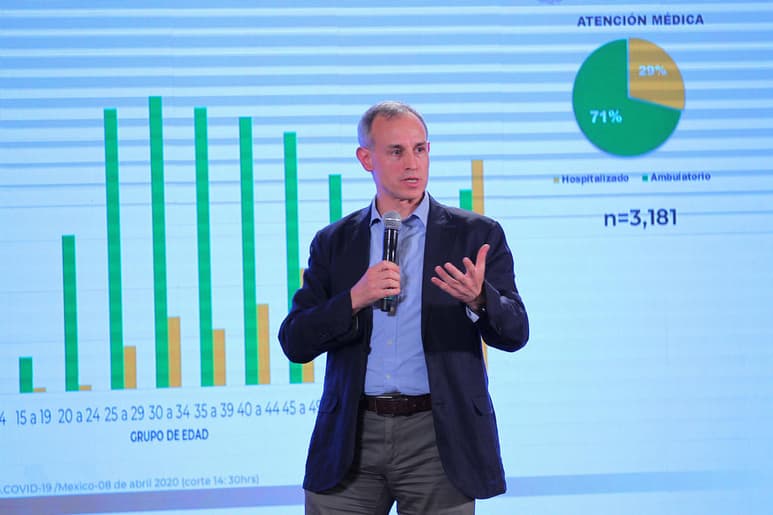 El modelo centinela, utilizado para calcular un estimado de casos de ciertas enfermedades, estima que hay más de 26 mil personas contagiadas con el nuevo coronavirus en todo México. (NOTIMEX)