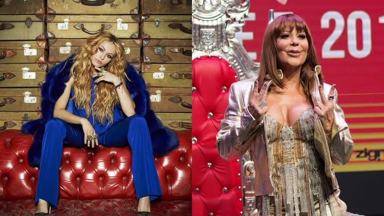 Tras los rumores de que las cantantes Paulina Rubio y Alejandra Guzmán unirían su talento en una gira internacional y dejarían de lado aquella rivalidad surgida en la década de 1990, fue la también nombrada “Chica Dorada”, quien aseguró que, pese a que existieron planes de llevarse a cabo, nada se concretó. (ARCHIVO)