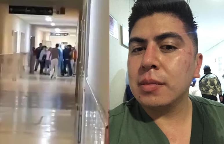Personal médico del nosocomio denunció lo ocurrido por medio de redes sociales (CAPTURA)