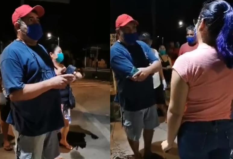 La mujer denunció por redes sociales ser victima de agresiones por parte de los pobladores de Lo de Marcos, en Nayarit (CAPTURA)