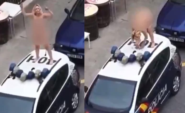 Por medio de Twitter, la JUPOL compartió el video del incidente (CAPTURA)
