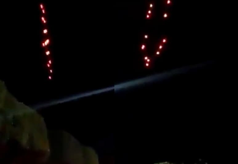 Las luces fueron captadas desplazándose en el cielo por la noche en Morelia (CAPTURA)