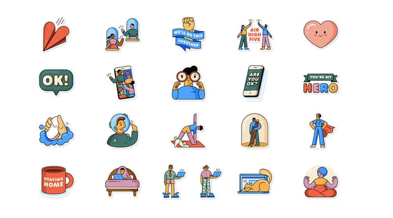 WhatsApp y la Organización Mundial de la Salud (OMS) han lanzado un paquete de stickers que ayudará a las personas a estar conectadas durante y tras la pandemia de la COVID-19. (ESPECIAL)