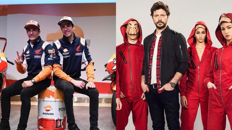 La serie de televisión La Casa de Papel es la preferida del campeón del mundo de MotoGP Marc Márquez y su hermano Alex, campeón del mundo de Moto2, y uno de los principales entretenimientos de ambos deportistas durante el confinamiento, aunque no el único. (ARCHIVO/ESPECIAL)