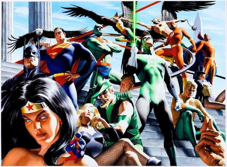Especial. El ilustrador, Alex Ross, le dio un toque más real a los personajes de la Liga de la Justicia en sus creaciones. (ESPECIAL)