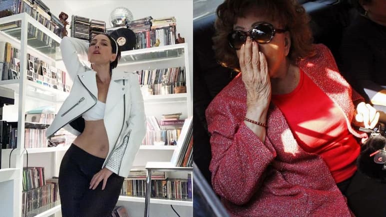 La cantante y actriz mexicana Stephanie Salas, realizó una transmisión en vivo a través de redes sociales, en la que compartió con los internautas sus vinyles preferidos, y comenzó la sesión con música de su abuela, la actriz Silvia Pinal. (INSTAGRAM/ARCHIVO)