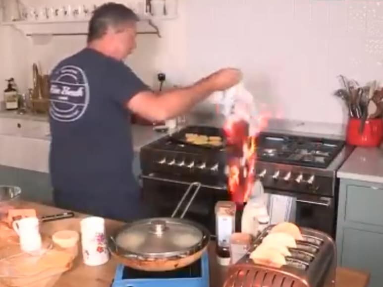 La transmisión sucedía en vivo. (INTERNET)