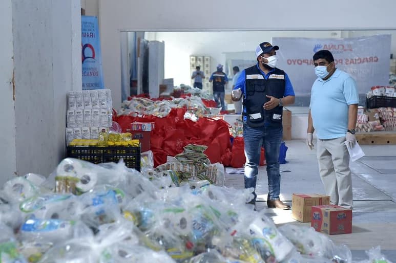 Se donaron vales para gas LP y despensas. (EL SIGLO COAHUILA)