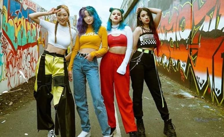 El grupo intenta rendir homenaje al Kpop (@KAACHI_OFFICIAL INSTAGRAM)