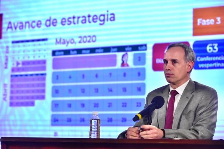 López-Gatell (foto) celebró que la pandemia no se distribuye de manera uniforme por todo el territorio nacional.