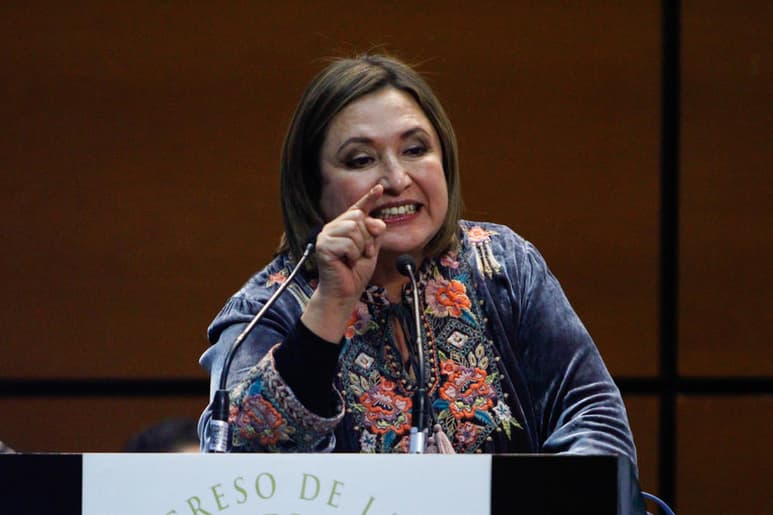 La senadora panista Xóchitl Gálvez interpuso dos denuncias en la Secretaría de la Función Pública, una contra León Bartlett, hijo del director de la CFE, Manuel Bartlett Díaz, por la venta al gobierno federal de ventiladores con posible sobreprecio. (ARCHIVO)