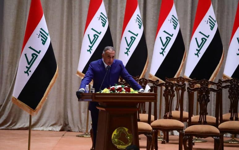 Más de cinco meses después de la dimisión de Adel Abelmahdi y tras los intentos fallidos de otros dos candidatos para formar gobierno, Mustafa al Kazemi se convirtió en el nuevo primer ministro de Irak al lograr la aprobación del Parlamento a su candidatura y parte de sus ministros. (EFE)