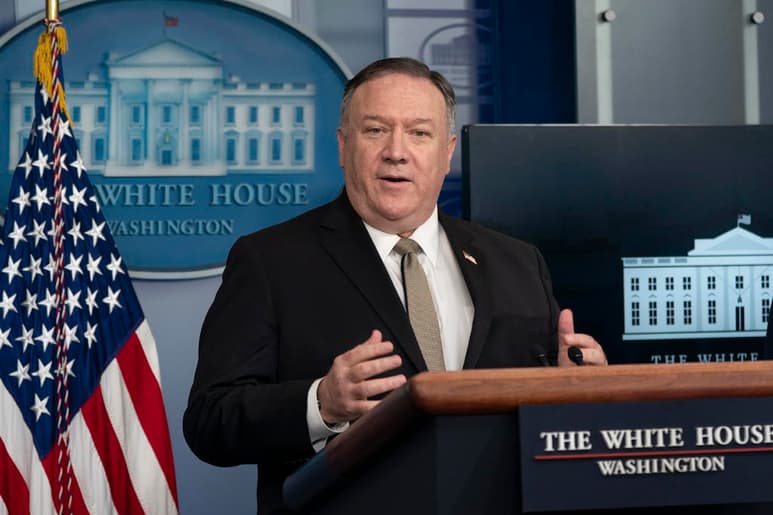 El secretario de Estado, Mike Pompeo, viajará a Israel la próxima semana en el que será el primer viaje internacional de un alto funcionario estadounidense durante la pandemia de COVID-19. (ARCHIVO)