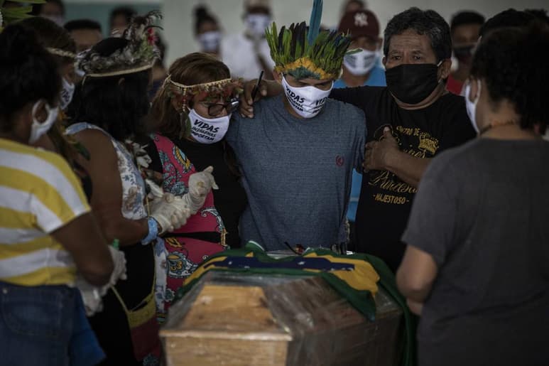 Kokama fue uno de los líderes fundadores de la Comunidad Parque das Tribus-Tarumá. (EFE)