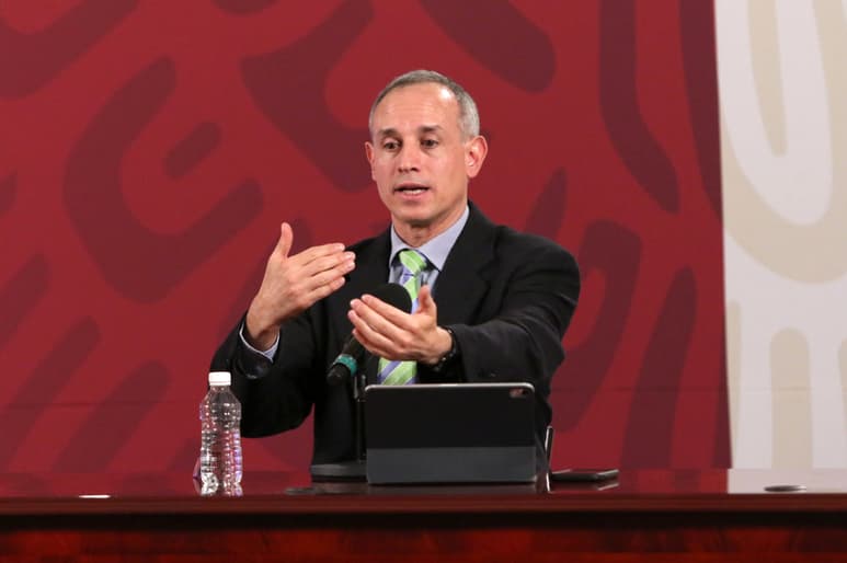 López-Gatell Ramírez adelantó que el fin de semana llegarán al país 300 mil reactivos más.
