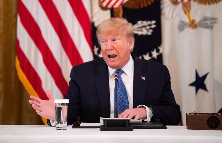 El presidente de Estados Unidos, Donald Trump, arremetió este miércoles contra China, asegurando que el país provocó una 'matanza mundial', en referencia a la pandemia de la nueva cepa de coronavirus.
(ARCHIVO)