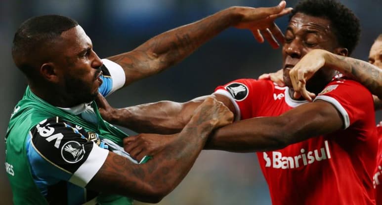 La Conmebol dio a conocer la medidas disciplinarias para los jugadores de Gremio e Inter, ambos brasileños, por la pelea que protagonizaron dentro de la Copa Libertadores. (CORTESÍA)