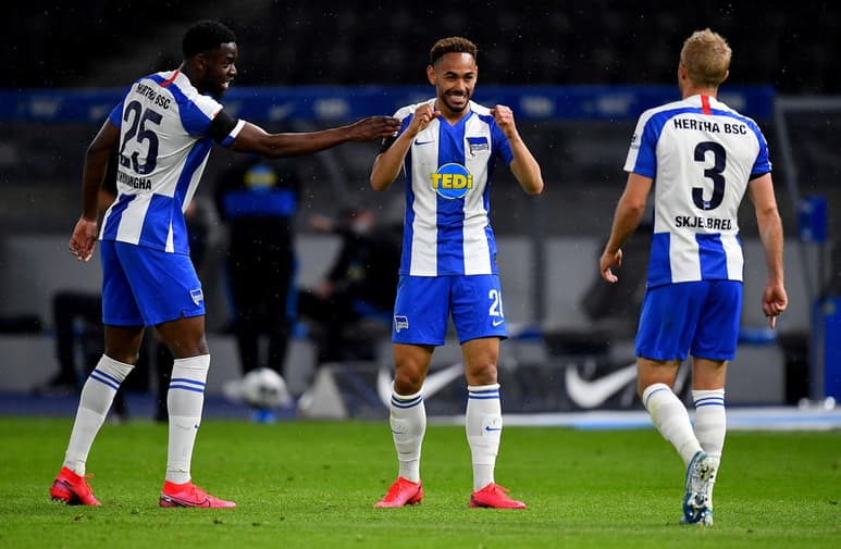 Hertha se impuso 4-0 al Union Berlin, en el primer juego de la fecha 27. (EFE)
