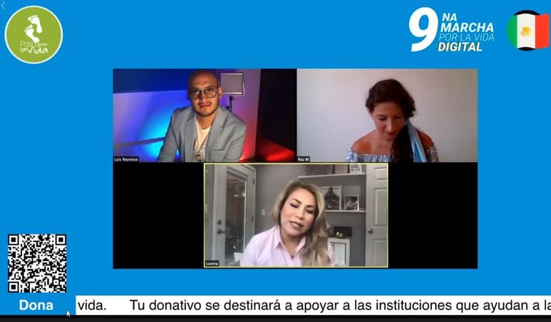 Casi medio millón de mexicanos participaron desde sus casas en la Novena Marcha Nacional por la Vida en México en contra del aborto, realizada a través de redes sociales. (ESPECIAL)