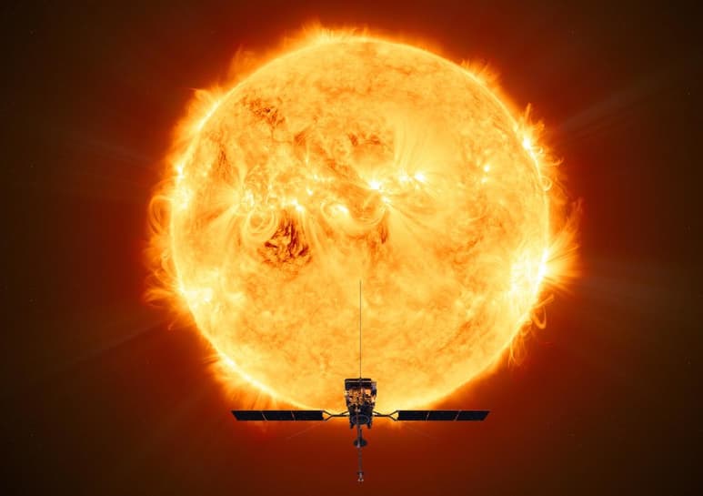 La sonda Solar Orbiter continua su largo camino al encuentro del Sol y en su trayectoria está a punto de pasar por la estela del cometa Atlas. (ARCHIVO)