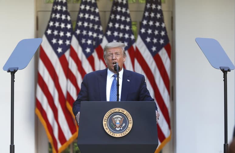 El presidente republicano de Estados Unidos, Donald Trump, anunció que tomará acción inmediata para movilizar todos los recursos civiles y militares disponibles para detener las protestas y 'detener la destrucción'. (EFE)