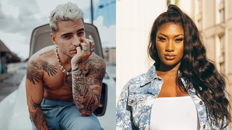 La artista francesa de origen maliense, Aya Nakamura, y el cantante colombiano Maluma, unieron sus voces para darle vida al remix de Djadja, una propuesta musical que fusiona las culturas de África, Europa y de América. (INSTAGRAM)