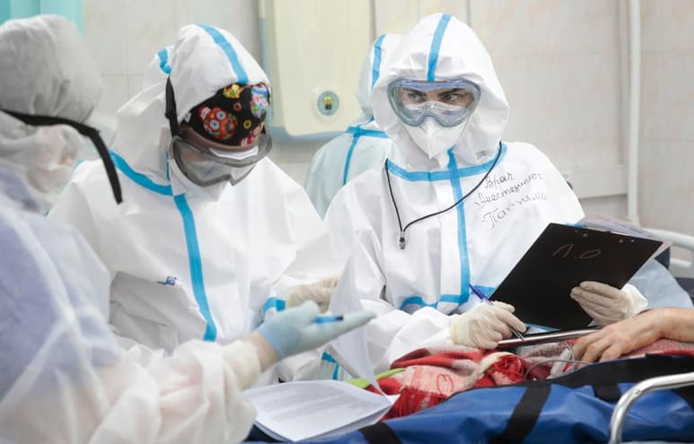 Rusia tiene el tercer mayor número de infecciones del mundo detrás de Estados Unidos y Brasil. (EFE)