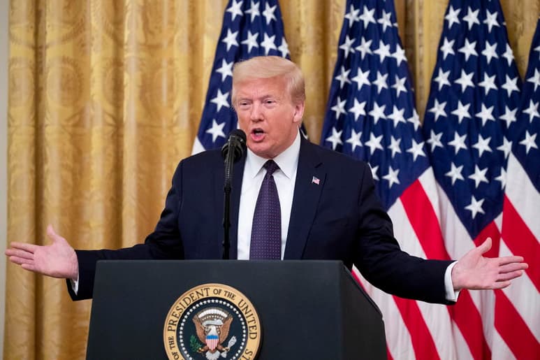 El presidente Donald Trump dice que se enteró de la importancia del Juneteenth por un agente negro del Servicio Secreto y asumió el crédito por lograr que el día conmemorativo no oficial se volviera “muy famoso”. (ARCHIVO)
