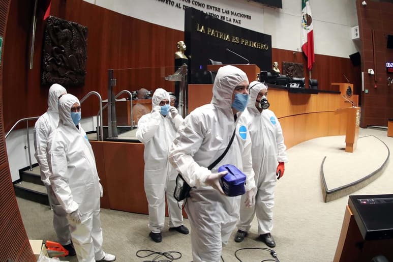 El pasado 11 de junio, Fernández Balboa dictó las medidas sanitarias para minimizar los riesgos de contagio en el Senado. (ARCHIVO)