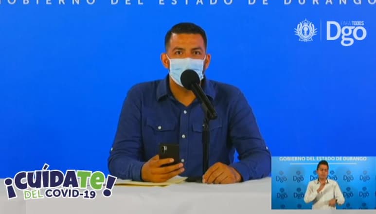 Esta noche la Secretaría de Salud de Durango dio a conocer su reporte diario de decesos y contagios por COVID-19 en la entidad. (ESPECIAL)