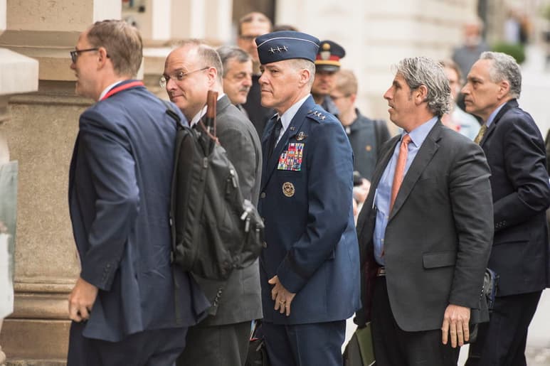 La reunión se celebró a puerta cerrada, con el emisario especial estadounidense para el desarme nuclear, Marshall Billingslea. (EFE) 